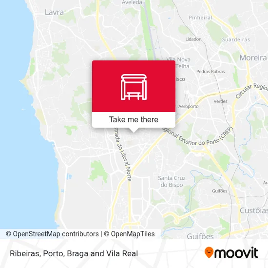 Ribeiras mapa