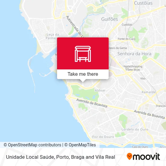 Unidade Local Saúde map