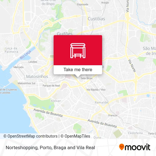 Norteshopping map