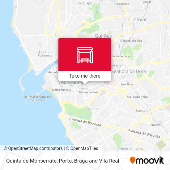 Quinta de Monserrate map