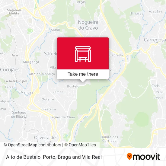 Alto de Bustelo map