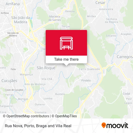 Rua Nova mapa