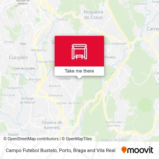 Campo Futebol Bustelo map