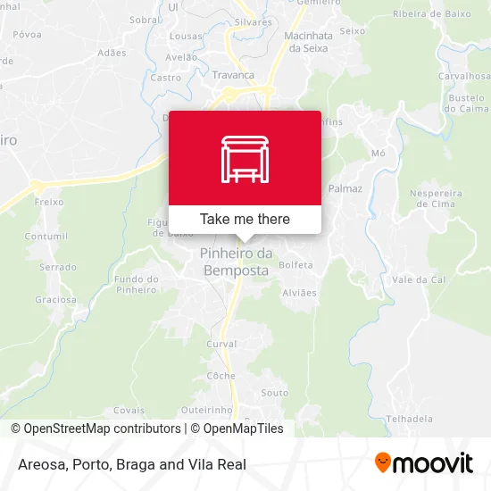 Areosa map