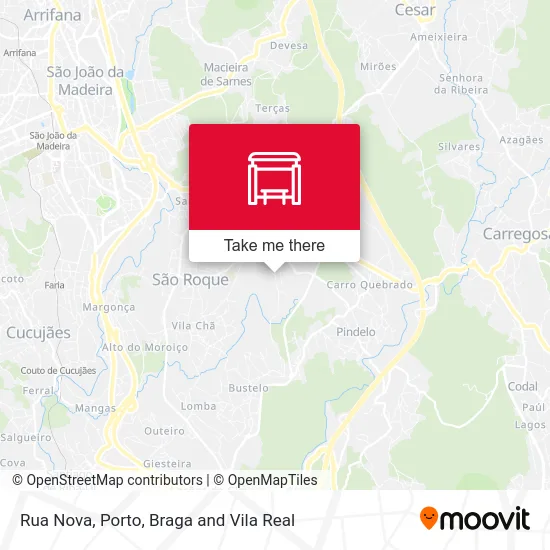 Rua Nova mapa