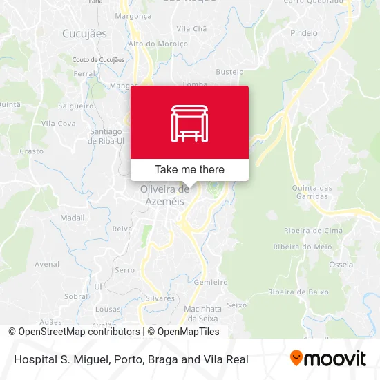 Hospital S. Miguel map