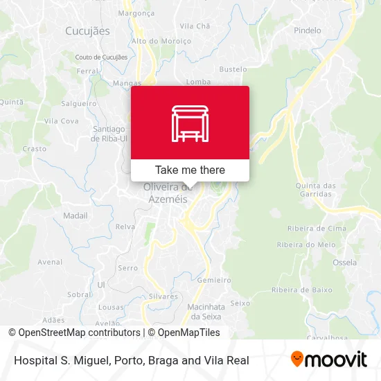 Hospital S. Miguel map