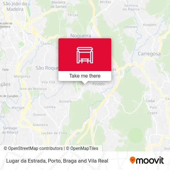Lugar da Estrada map