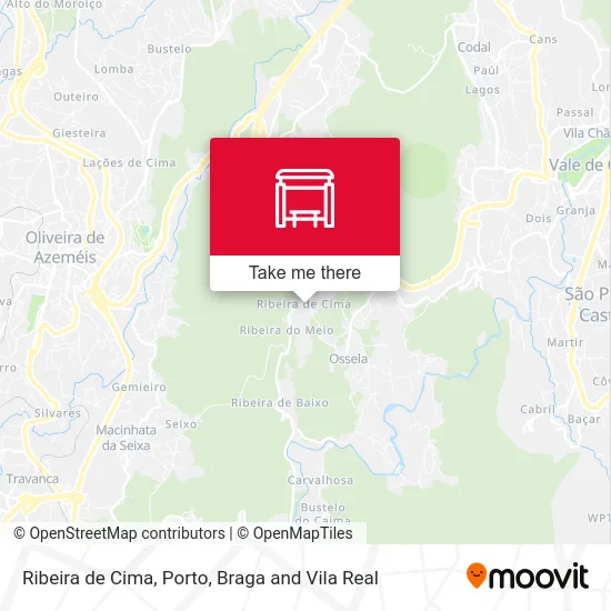Ribeira de Cima map