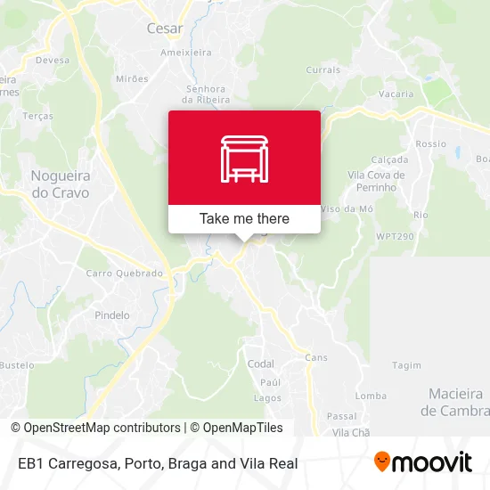 EB1 Carregosa map