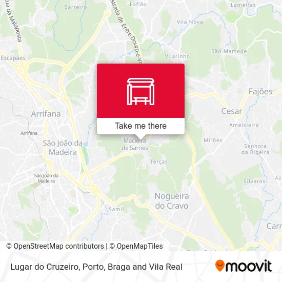 Lugar do Cruzeiro map