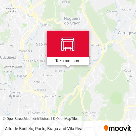 Alto de Bustelo map