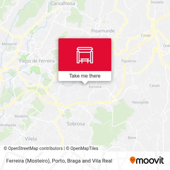 Ferreira (Mosteiro) map