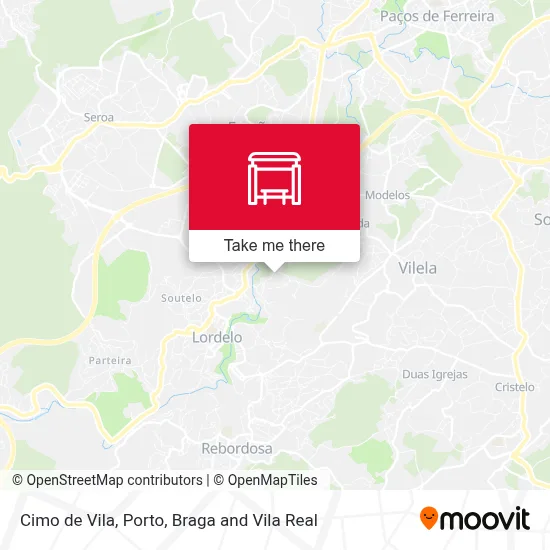Cimo de Vila map