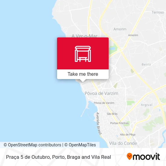 Praça 5 de Outubro map