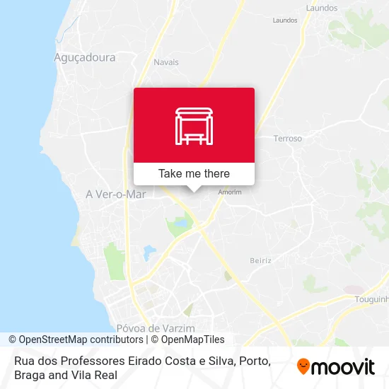 Rua dos Professores Eirado Costa e Silva mapa