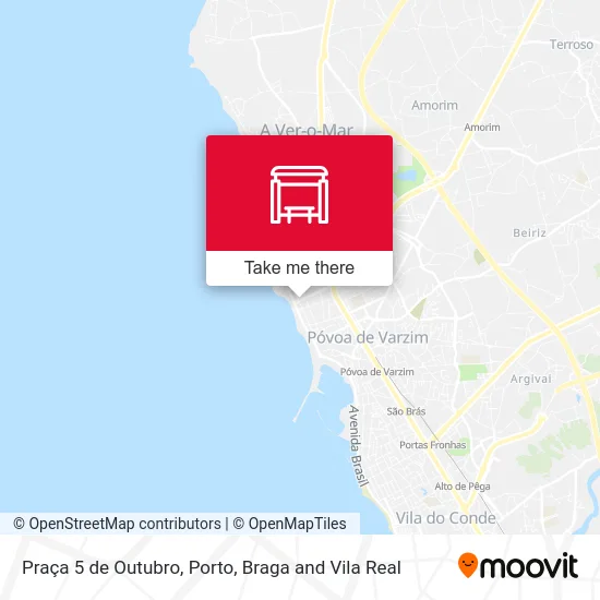 Praça 5 de Outubro map