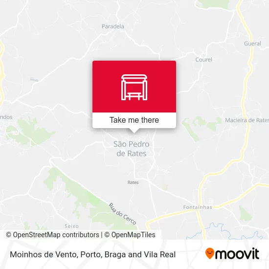 Moinhos de Vento map