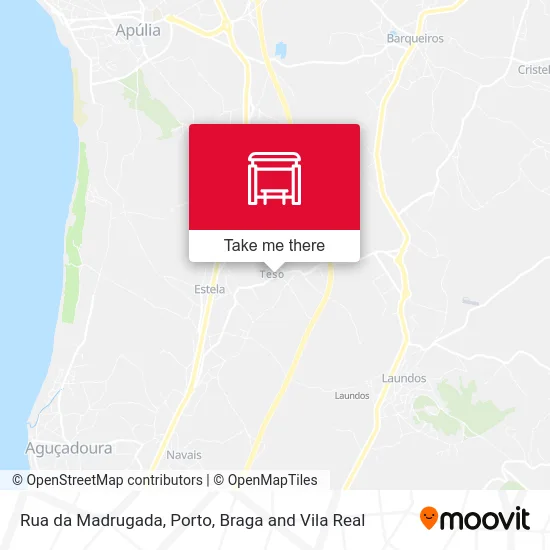 Rua da Madrugada map