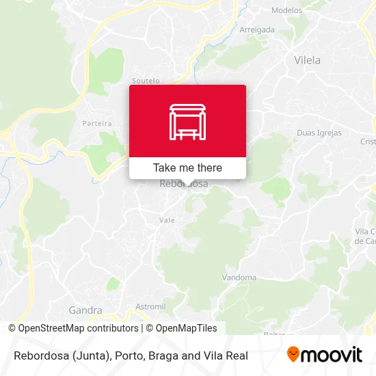 Rebordosa (Junta) map