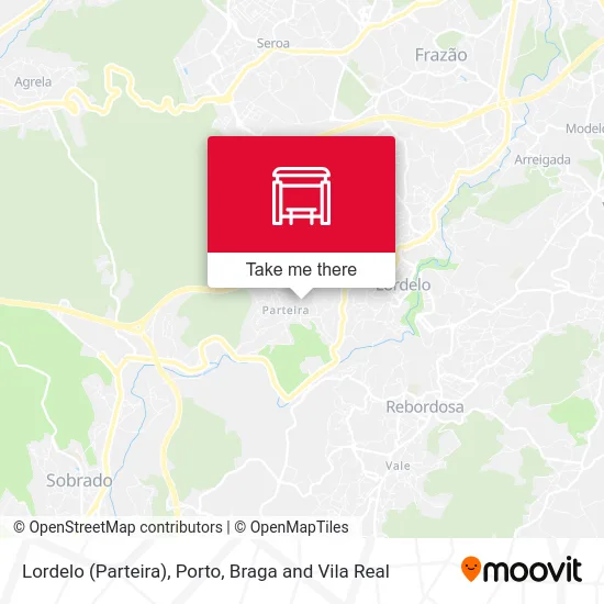 Lordelo (Parteira) map