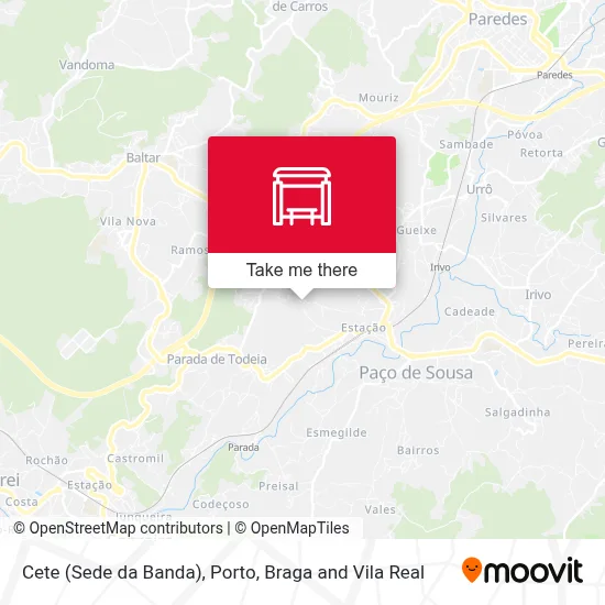 Cete (Sede da Banda) map