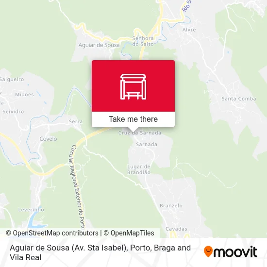 Aguiar de Sousa (Av. Sta Isabel) map