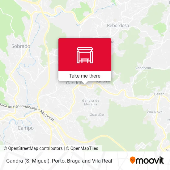 Gandra (S. Miguel) map