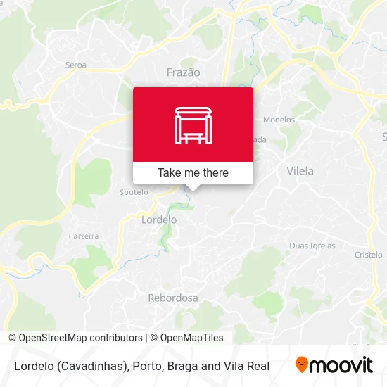 Lordelo (Cavadinhas) map