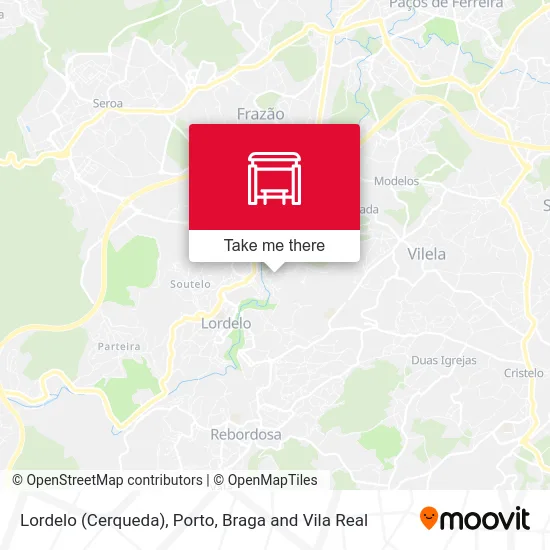 Lordelo (Cerqueda) map