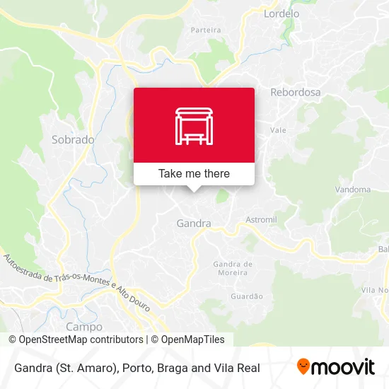 Gandra (St. Amaro) map