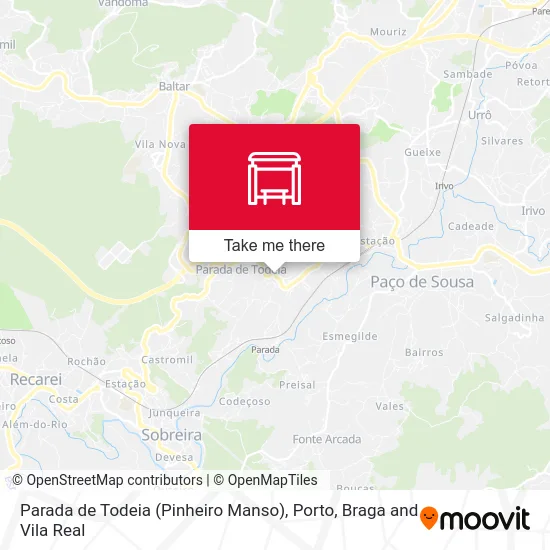 Parada de Todeia  (Pinheiro Manso) map