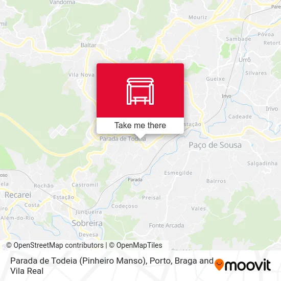 Parada de Todeia  (Pinheiro Manso) map