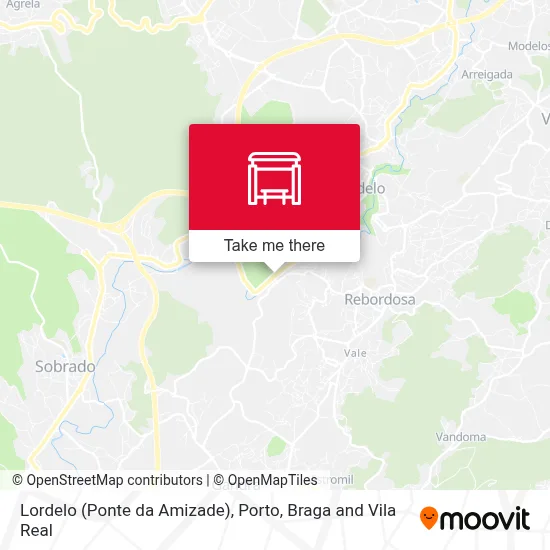 Lordelo (Ponte da Amizade) map