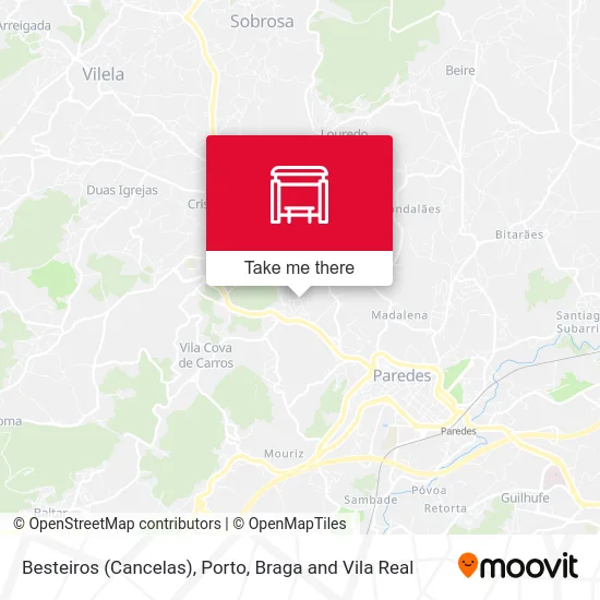 Besteiros (Cancelas) map