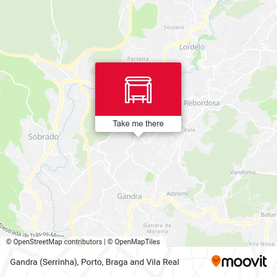 Gandra (Serrinha) map