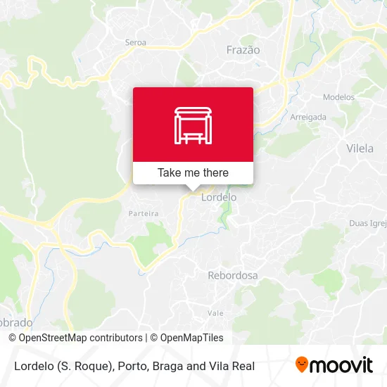 Lordelo (S. Roque) map