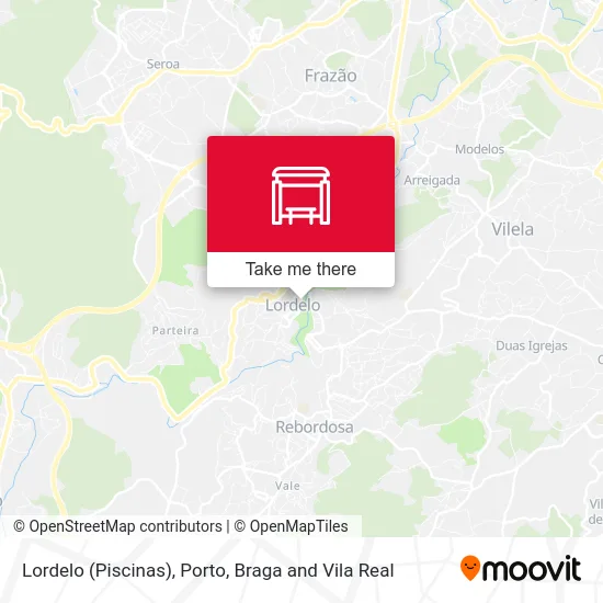 Lordelo (Piscinas) map