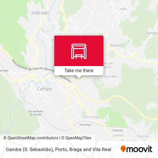 Gandra (S. Sebastião) map