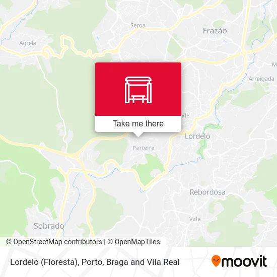 Lordelo (Floresta) map