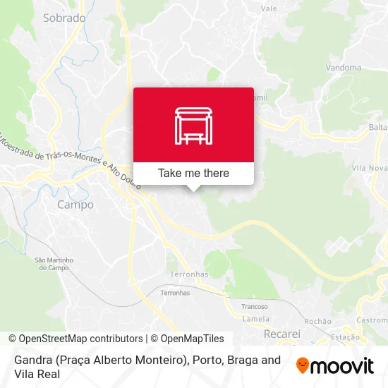 Gandra (Praça Alberto Monteiro) map