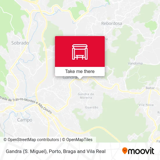 Gandra (S. Miguel) map