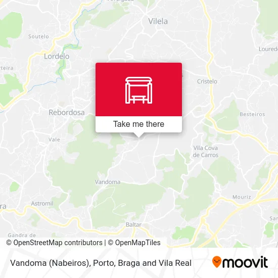 Vandoma (Nabeiros) map