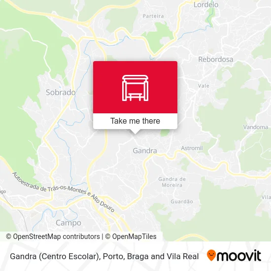 Gandra (Centro Escolar) map