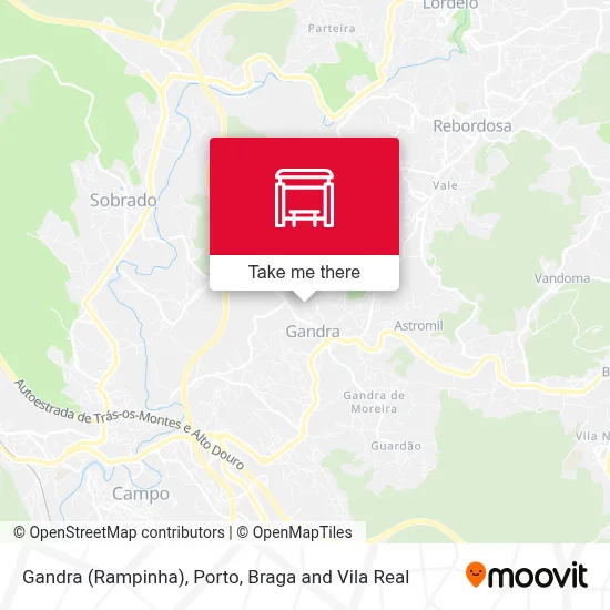 Gandra (Rampinha) map