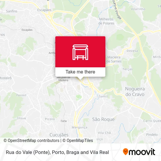 Rua do Vale (Ponte) mapa
