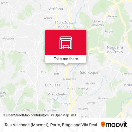 Rua Visconde (Maxmat) mapa