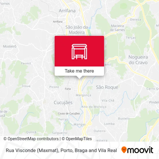 Rua Visconde (Maxmat) mapa