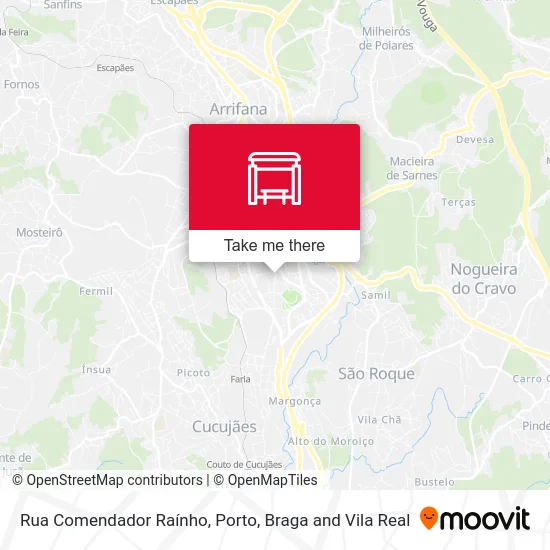 Rua Comendador Raínho map