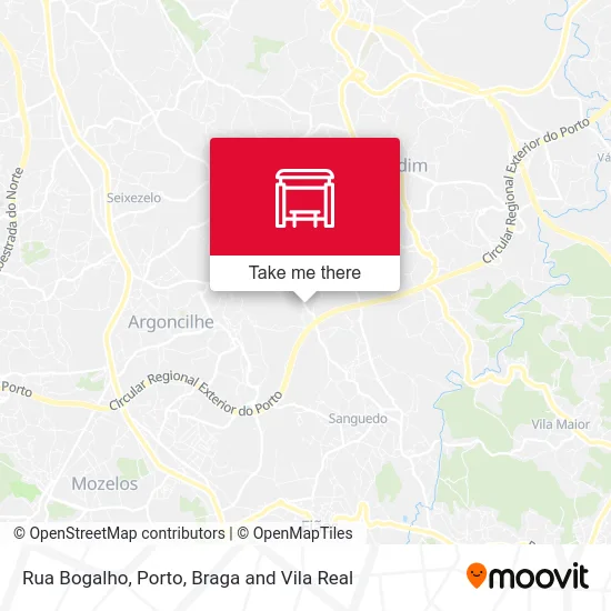 Rua Bogalho map